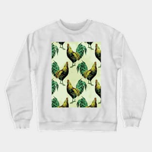 ROOSTERS Pop Art Crewneck Sweatshirt